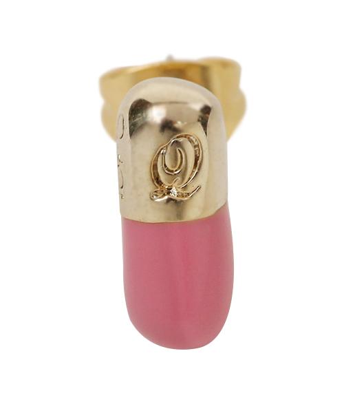 Angel Capsule Pierced Earring (Pink / 1 Piece)【Japan Jewelry】