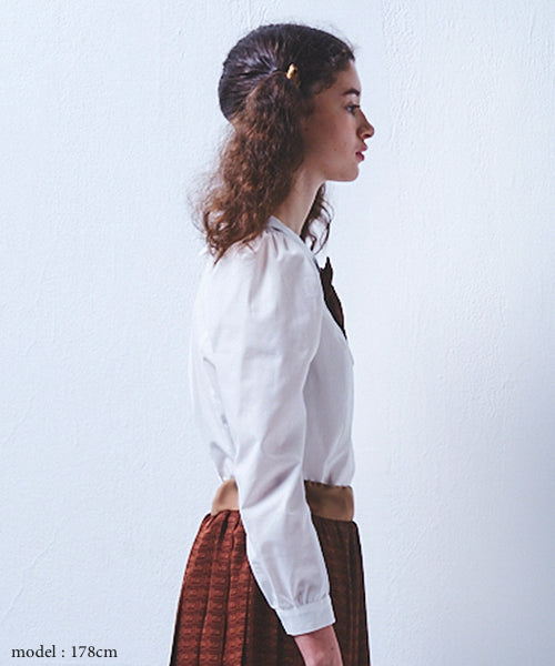 Melty Collar Blouse (Chocolate Bow)【Japan Jewelry】 – Japan