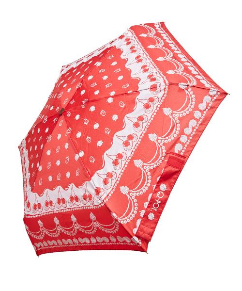Cherry Whipped Cream Folding Umbrella【Japan Jewelry】
