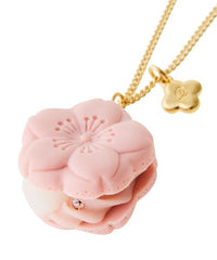 SAKURA Monaka Necklace (Pink)【Japan Jewelry】