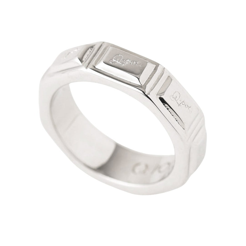 Chocolate Tablet Ring(Silver)【Japan Jewelry】