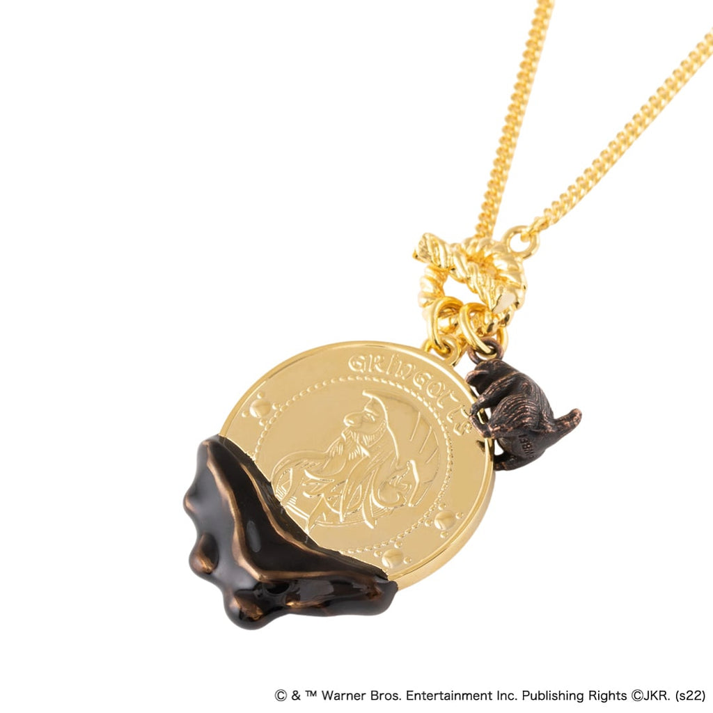 【Fantastic Beasts × Q-pot. collaboration】Niffler/Coin Chocolate Necklace