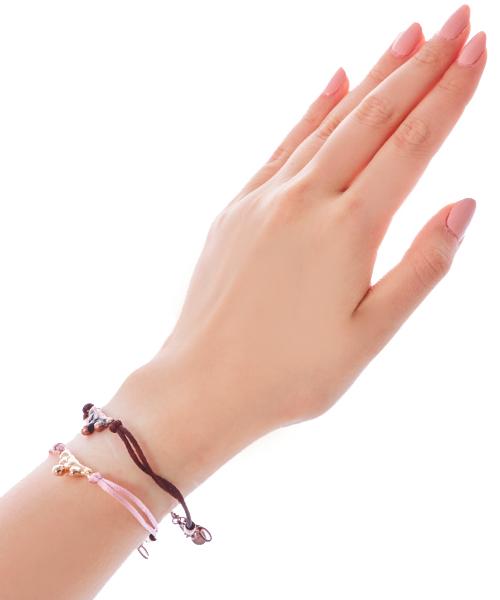 Melty Good Luck Bracelet (Pink Gold)【Japan Jewelry】