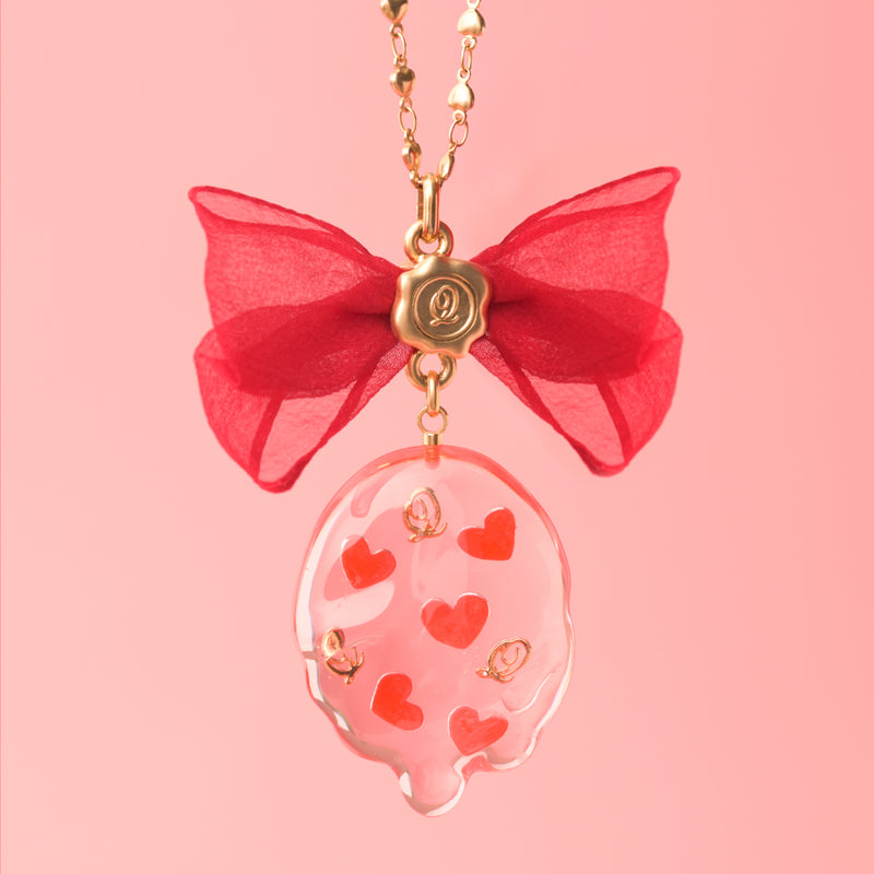 Love Heart Jelly Necklace【Japan Jewelry】