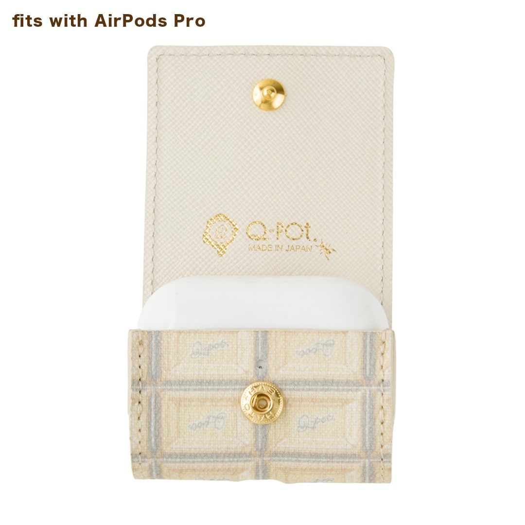 AirPods Pro/AirPods 3rd generation Leather Case (White Chocolate)【Japan Jewelry】