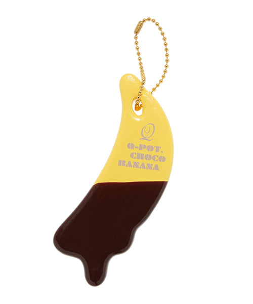 Chocolate Banana Key Holder (Yellow×Brown)【Japan Jewelry】