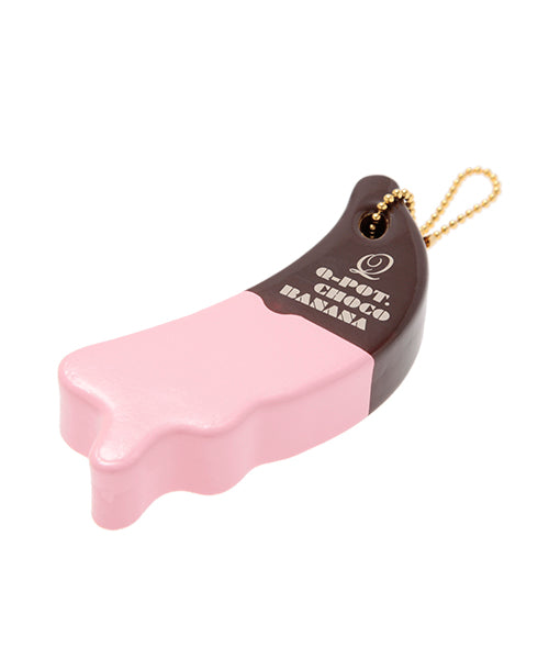 Chocolate Banana Key Holder (Pink×Brown)【Japan Jewelry】