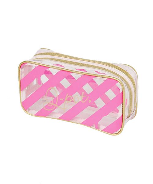 I-CE-TRIPE Clear Pouch Pink (M)【Japan Jewelry】