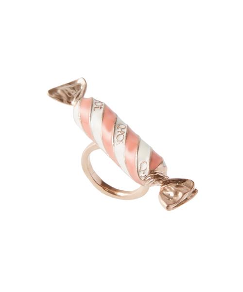 Stripe Candy Ring (Pink)【Japan Jewelry】