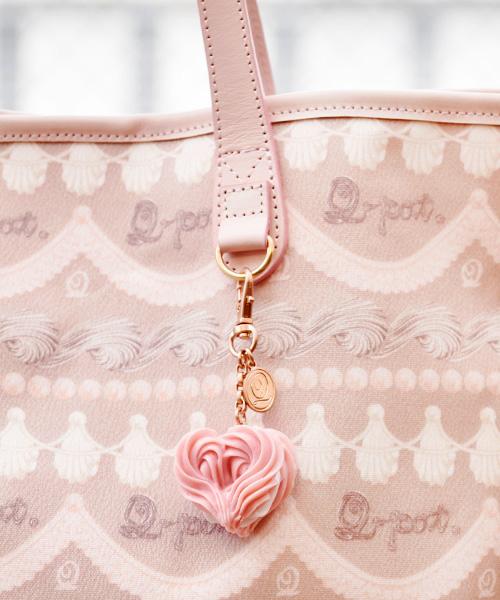 Grace Heart Macaron Bag Charm【Japan Jewelry】