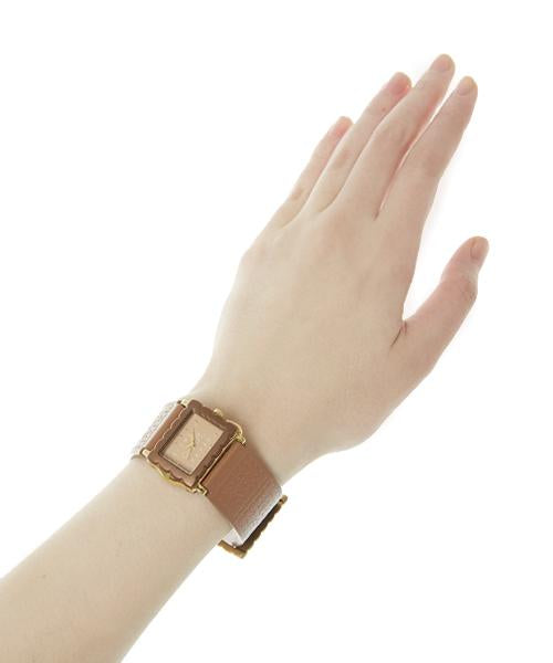 Biscuit Watch (Beige)【Japan Jewelry】