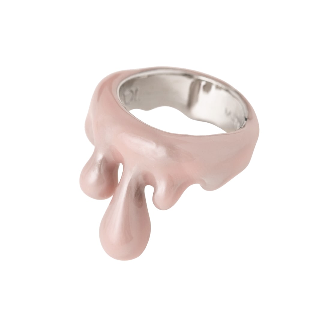 Melt Ring (Pale Pink)【Japan Jewelry】