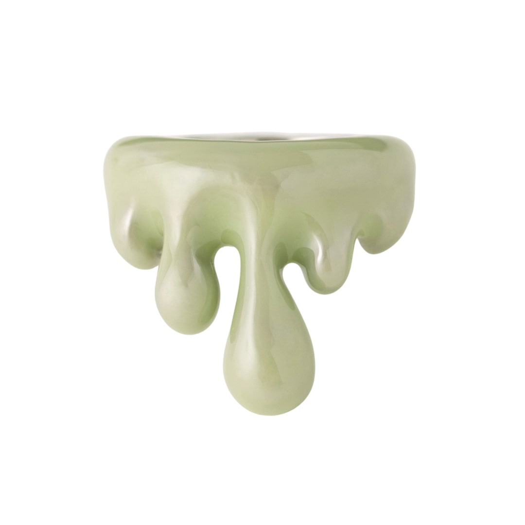 Melt Ring (Pale Green)【Japan Jewelry】