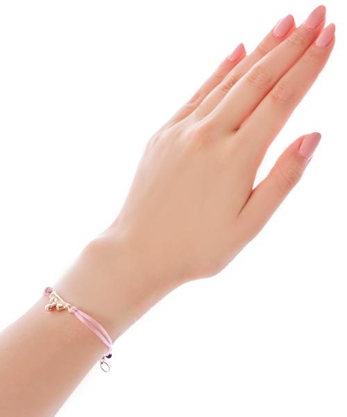 Melty Good Luck Bracelet (Pink Gold)【Japan Jewelry】
