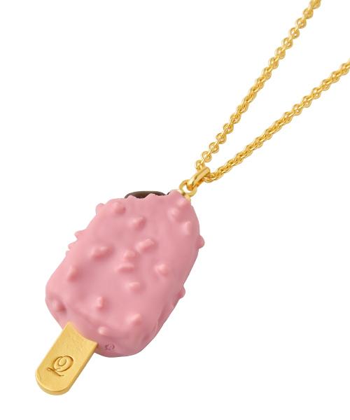 Strawberry Chocolate Ice Cream Bar Necklace【Japan Jewelry】