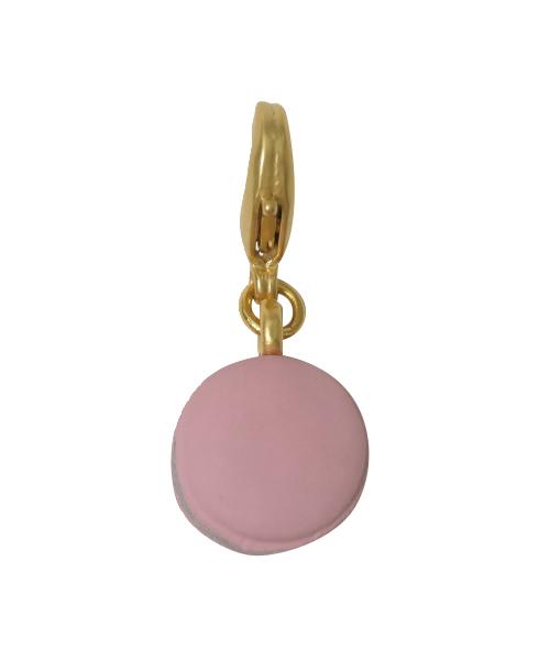 Petit Strawberry Macaron Charm (Pink)【Japan Jewelry】