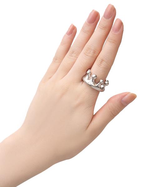 MILK Crown Ring (Silver)【Japan Jewelry】
