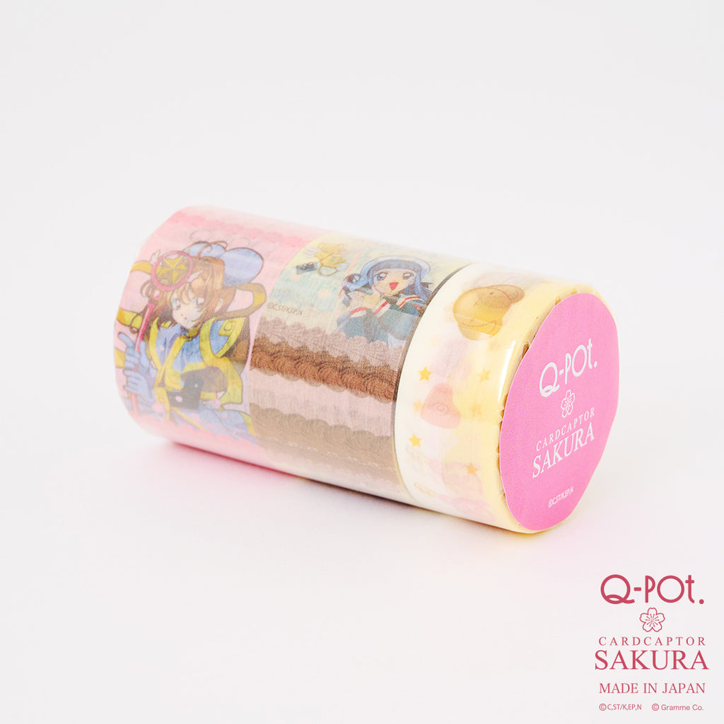 【Q-pot. × Cardcaptor Sakura Collaboration】Sakura’s Sweet Masking Tape Set B【Japan Jewelry】