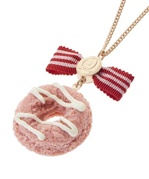 Strawberry Doughnuts Necklace【Japan Jewelry】