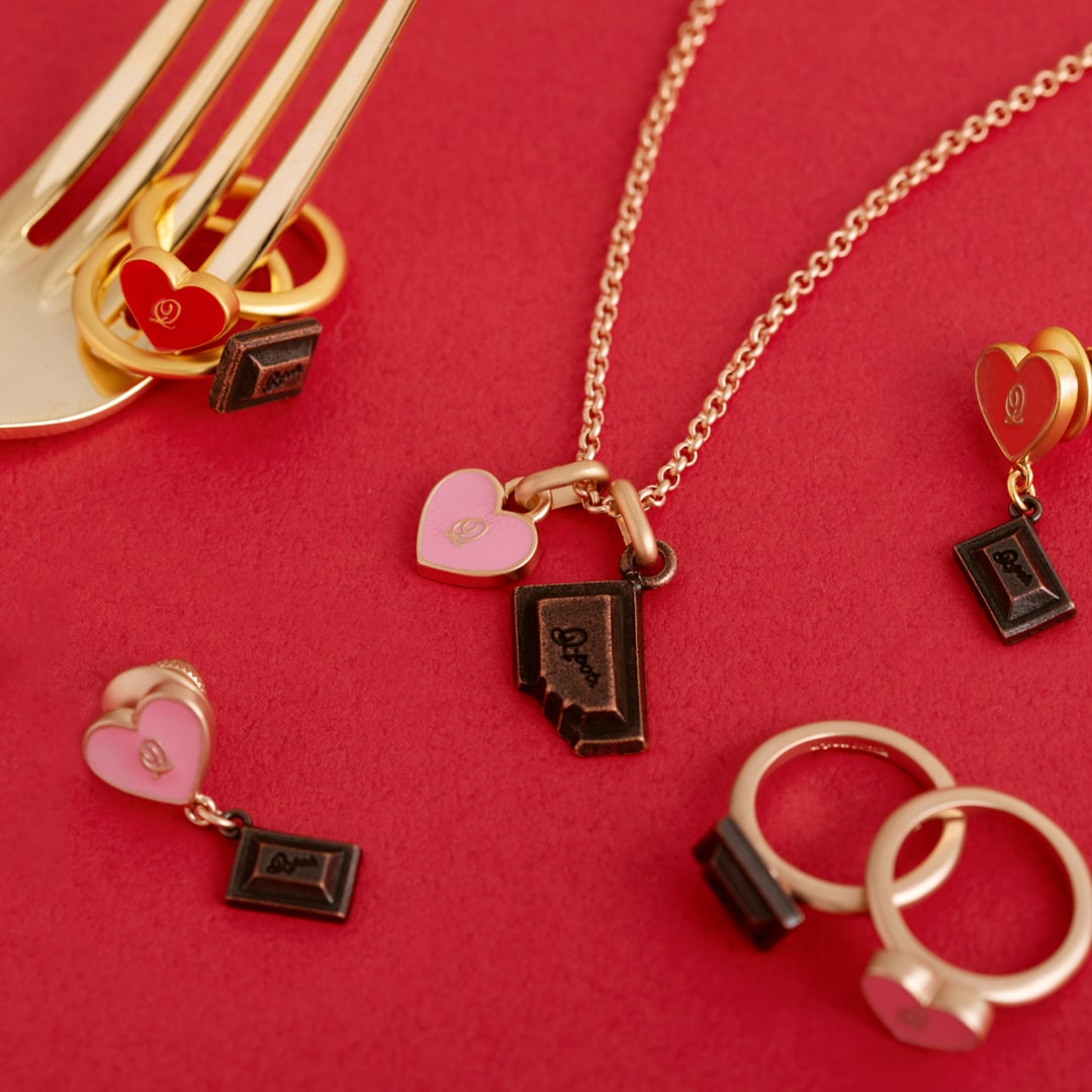 Chocolate Lovers Pin (Pink)【Japan Jewelry】