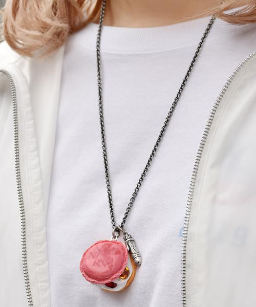 【EVANGELION×Q-pot. collaboration】Evangelion Unit-02 Macaron Necklace【Japan Jewelry】