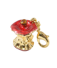Red Apple Core Charm【Japan Jewelry】