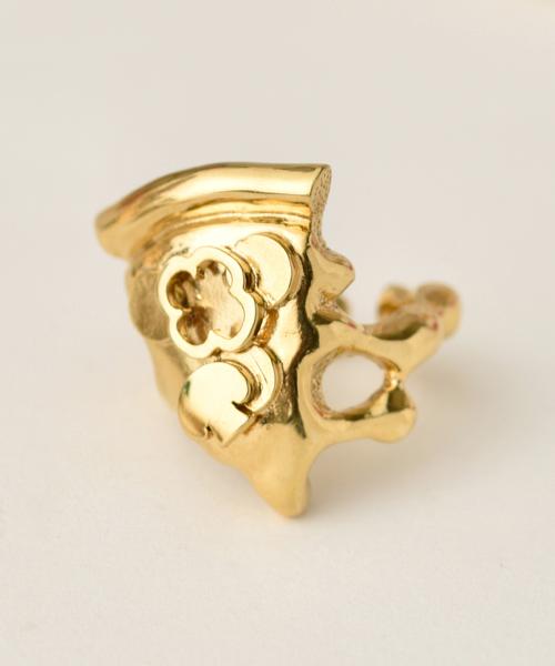 Pizza Slice Ring (Yellow Gold)【Japan Jewelry】