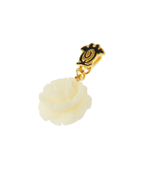 Q Bouquet of White Rose Charm【Japan Jewelry】