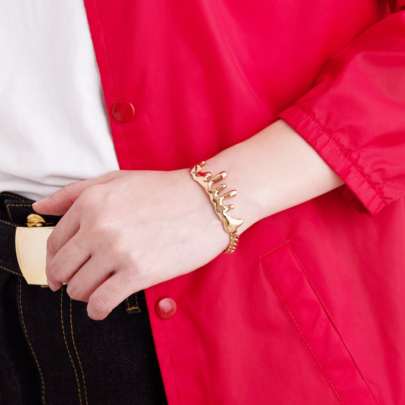 Melty Melt Bracelet (Pink Gold)【Japan Jewelry】