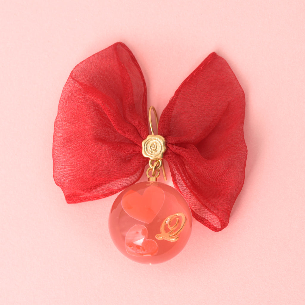Love Heart Jelly Pierced Earring (1 Piece)【Japan Jewelry】