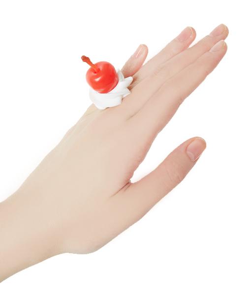 Cherry Whipped Cream Ring【Japan Jewelry】