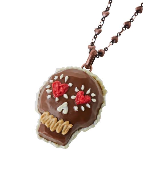 Skull Chocolate Necklace【Japan Jewelry】