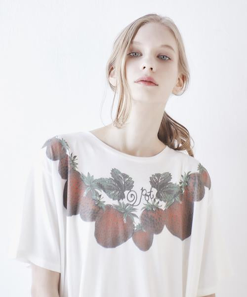 Strawberry Field T-shirts Dress【Japan Jewelry】
