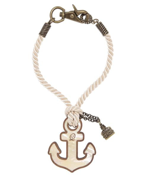 Anchor Rope Bag Charm (Bronze)【Japan Jewelry】
