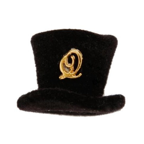 Velvet Silk Hat Charm (Black)【Japan Jewelry】