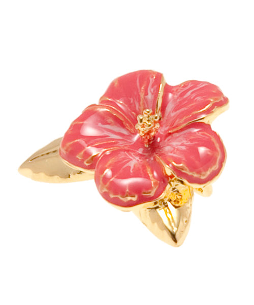 Hibiscus Charm (Red)【Japan Jewelry】