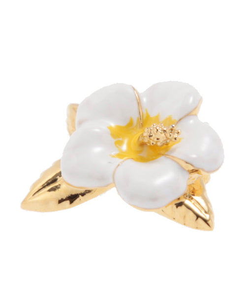 Hibiscus Charm (Yellow)【Japan Jewelry】