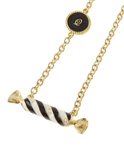 Stripe Candy Necklace (Black)【Japan Jewelry】