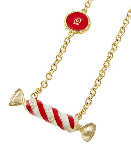 Stripe Candy Necklace (Red)【Japan Jewelry】
