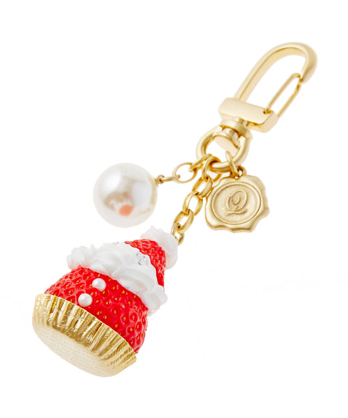Strawberry Santa Claus Bag Charm【Japan Jewelry】