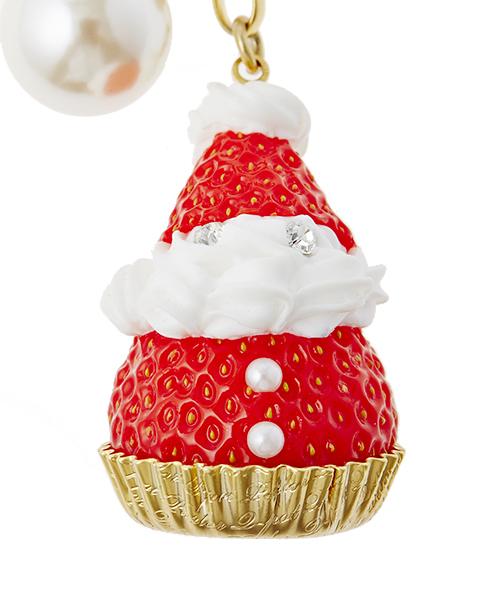 Strawberry Santa Claus Necklace【Japan Jewelry】