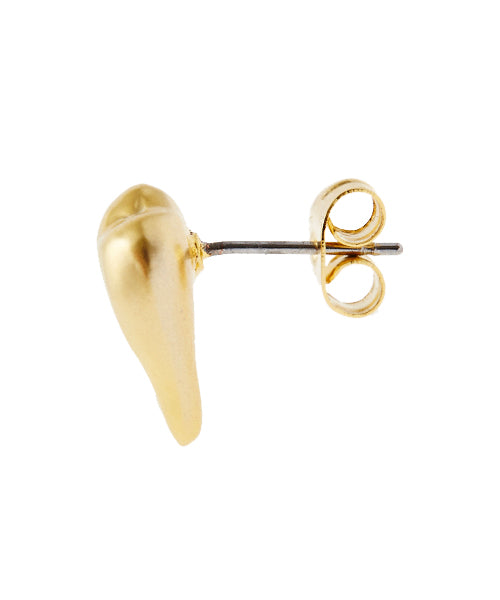 Caramel & Tooth Pierced Earrings (Pair Set)【Japan Jewelry】