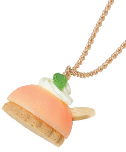 Peach Petit Cake Necklace【Japan Jewelry】