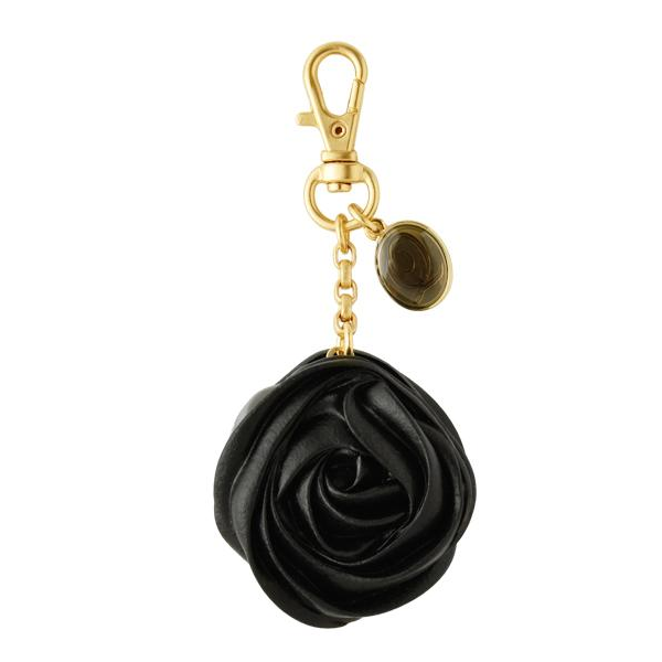 Black Rose Macaron Bag Charm【Japan Jewelry】