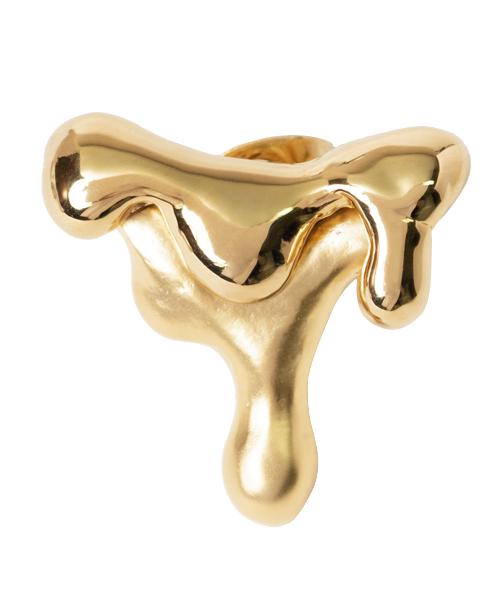 Melty Melt Pierced Earring (Gold / 1 Piece)【Japan Jewelry】