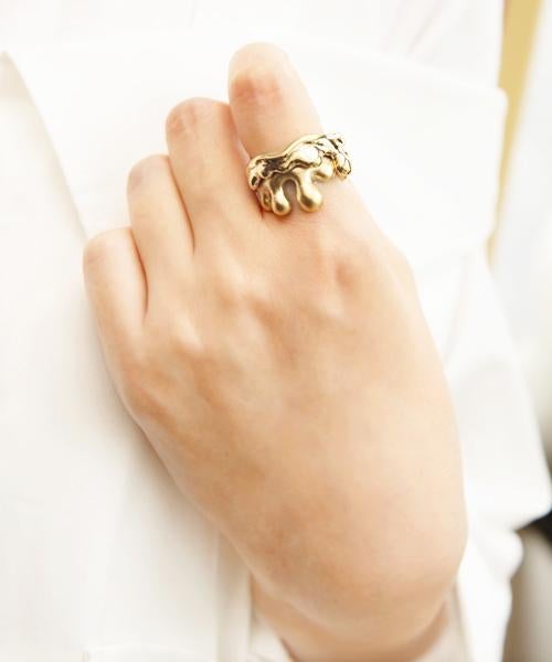 Melty Melt Ring (Gold)【Japan Jewelry】