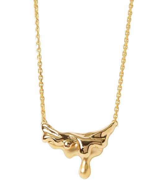 Melty Melt Necklace (Yellow Gold)【Japan Jewelry】