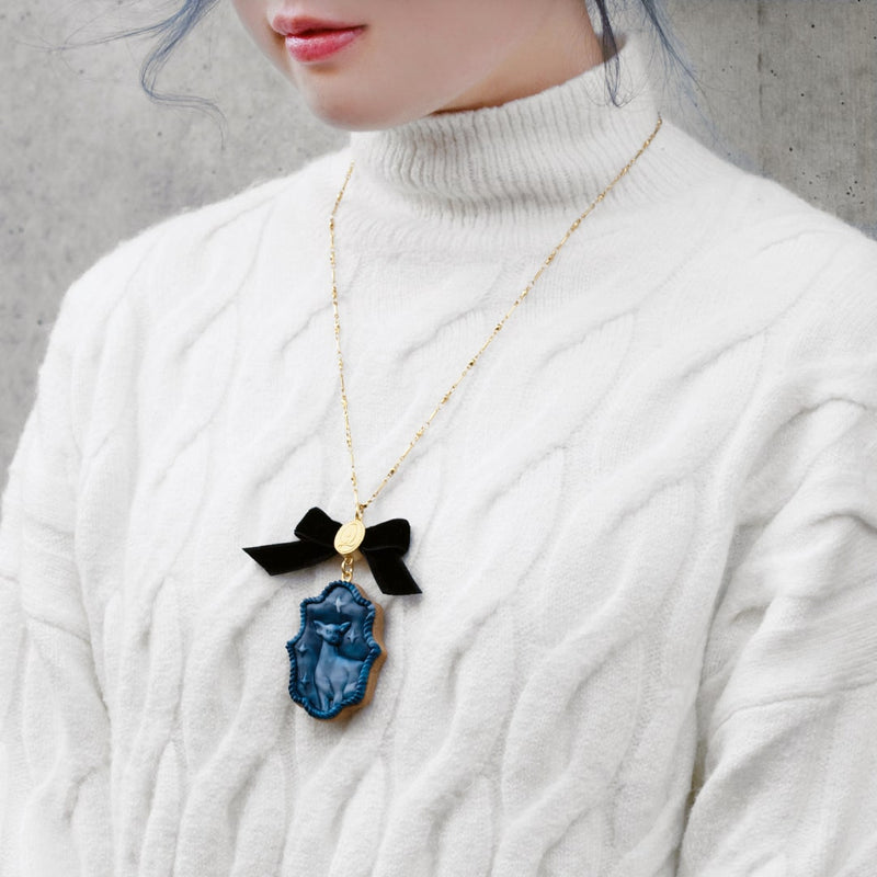 【Harry Potter × Q-pot. collaboration】Doe Patronus Sugar Cookie Necklace【Japan Jewelry】