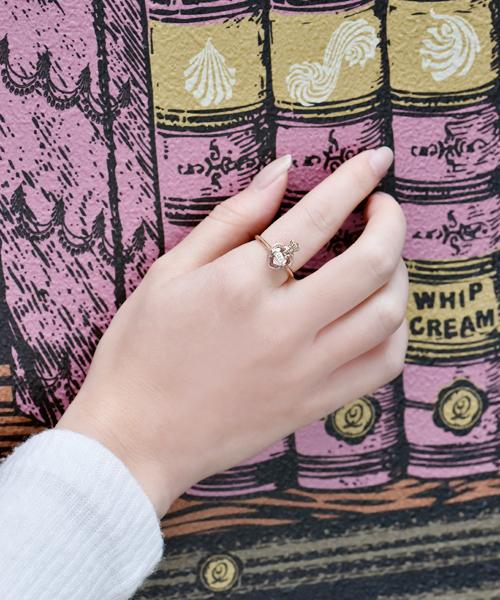 【Harry Potter × Q-pot. collaboration / 10K-Pink Gold】Love Potion Ring【Japan Jewelry】