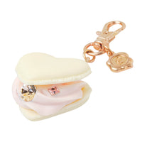 Love Heart Macaron Bag Charm (Vanilla Milk)【Japan Jewelry】